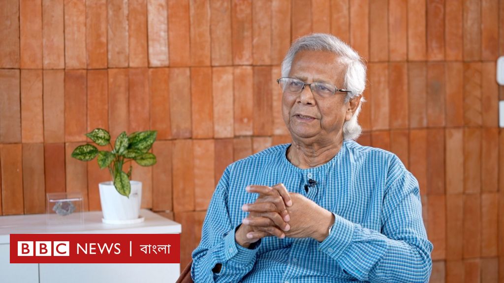 বিবিসি বাংলাকে দেয়া একান্ত সাক্ষাৎকারে শান্তিতে নোবেলজয়ী অধ্যাপক মুহাম্মদ ইউনূস যেসব কথা বলেছেন