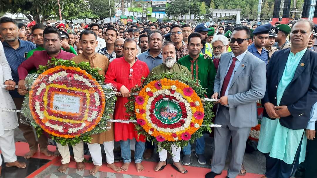 ঝিনাইদহে মহান স্বাধীনতা দিবসে শহীদদের প্রতি শ্রদ্ধা ঝিনাইদহে মহান স্বাধীনতা দিবসে শহীদদের প্রতি শ্রদ্ধা