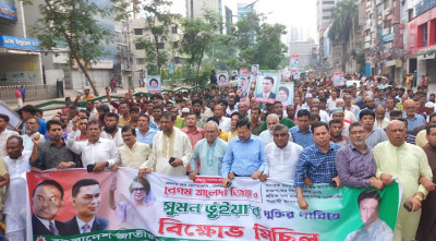 ময়ূর সিংহাসন ভেঙে চুরমার করে দেবে জনগণ: রিজভী 