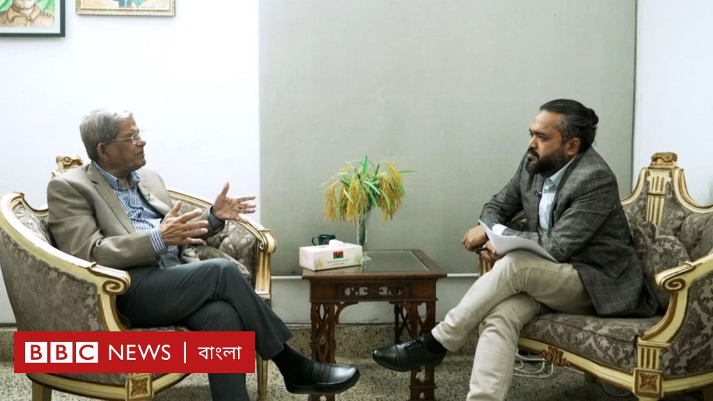 ‘সরকার নিরপেক্ষ থাকতে না পারলে নিরপেক্ষ সরকারের প্রয়োজন হবে’- বিবিসি বাংলাকে মির্জা ফখরুল ইসলাম