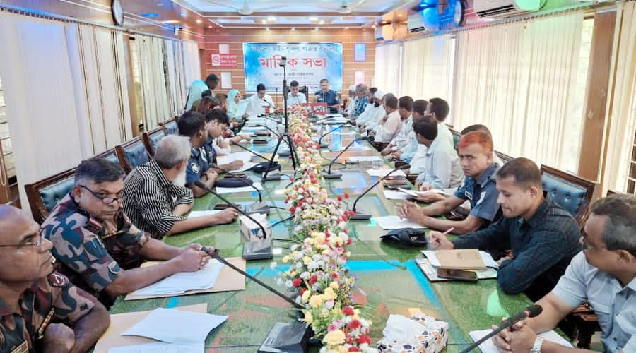 শার্শায় আইনশৃঙ্খলা সংক্রান্ত মাসিক সভা অনুষ্ঠিত