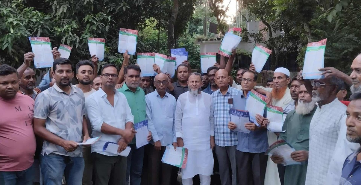 চৌগাছায় ৩১ দফা বাস্তবায়নে ইউনিয়ন বিএনপির লিফলেট বিতরণ